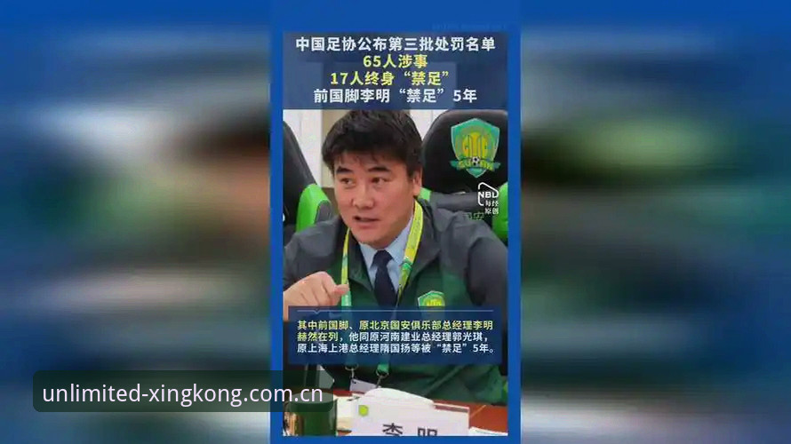 足协禁足名单vs行业整顿：从65人处罚看中国足球的清朗行动